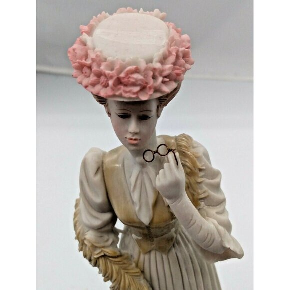 Vintage Arnart Pucci Porcelain Victorian Fashion Lady Figurine 9 3/4" - Picture 12 of 12